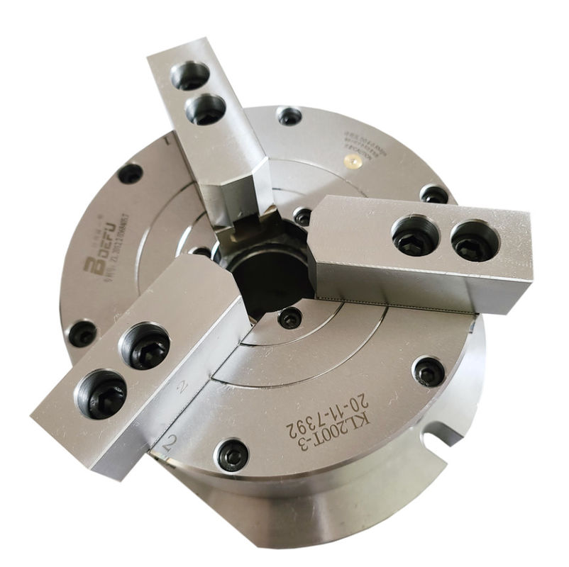 Three Jaw Hollow Chuck, Pneumatic Chuck สำหรับเครื่องกลึง CNC