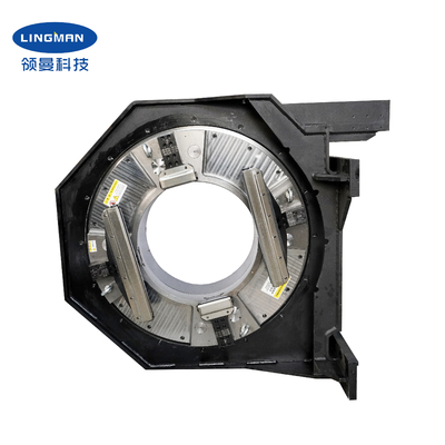 ติดเต็มครอบ F520B ช่องว่างด้านหน้า Chuck 4 ช่องคาน ปนูเมติก Chuck สําหรับตัดไฟเบอร์เลเซอร์