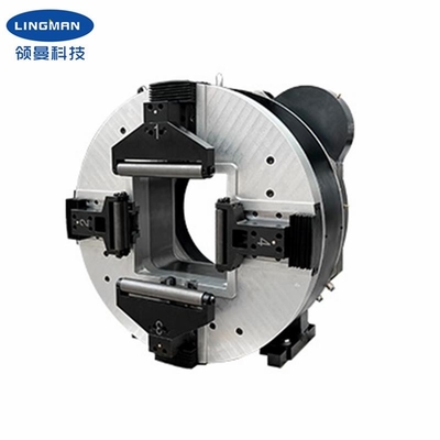 Professional 4 Jaw Pneumatic Rotary Chuck ใช้ใน Laser Lachine ผลิตในประเทศจีน ซัพพลายเออร์จีน