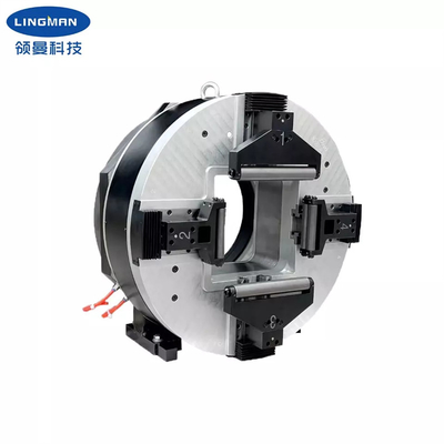 4 Jaw Pneumatic Rotary Chuck สำหรับเครื่องเลเซอร์, เครื่องกลึง, เครื่องไฟฟ้า