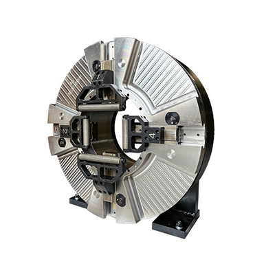 ประสิทธิภาพสี่คาน Rotary พนูเมติกเลเซอร์ Chuck ผู้ผลิตสําหรับ Tube Cutter เครื่อง CNC
