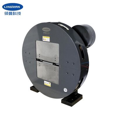 หัวจับเลเซอร์แบบนิวเมติกขนาด 245 มม. แบบกลวง Lingman พร้อมแรงหนีบ 2KN และระยะชักของกราม 235 มม. สำหรับการตัดท่อ