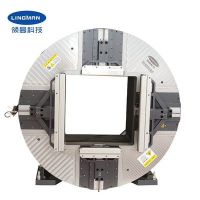 หัวจับโรตารี่เลเซอร์ 640 มม. หัวจับหน้ากลวง แรงจับ 25KN เหมาะสำหรับเครื่องตัดท่อพร้อมระยะจับ 560 มม.